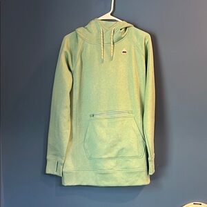 Burton Women’s Mint Green Hooded Sweatshirt Size Medium